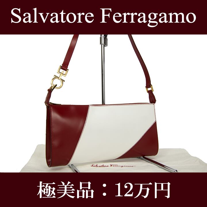 お値引交渉大歓迎・送料無料・極美品】Ferragamo・フェラガモ