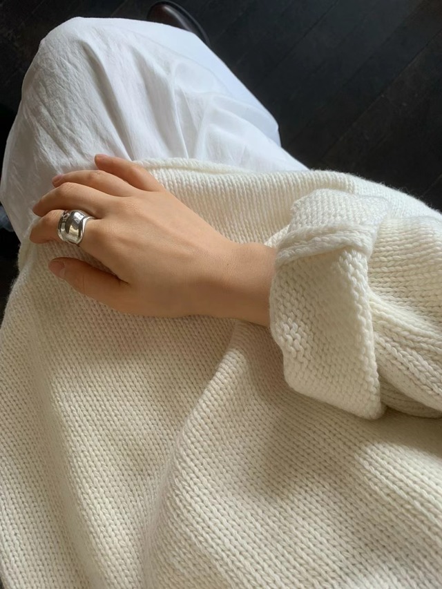 (OUNCE) noa wide knit / 2color
