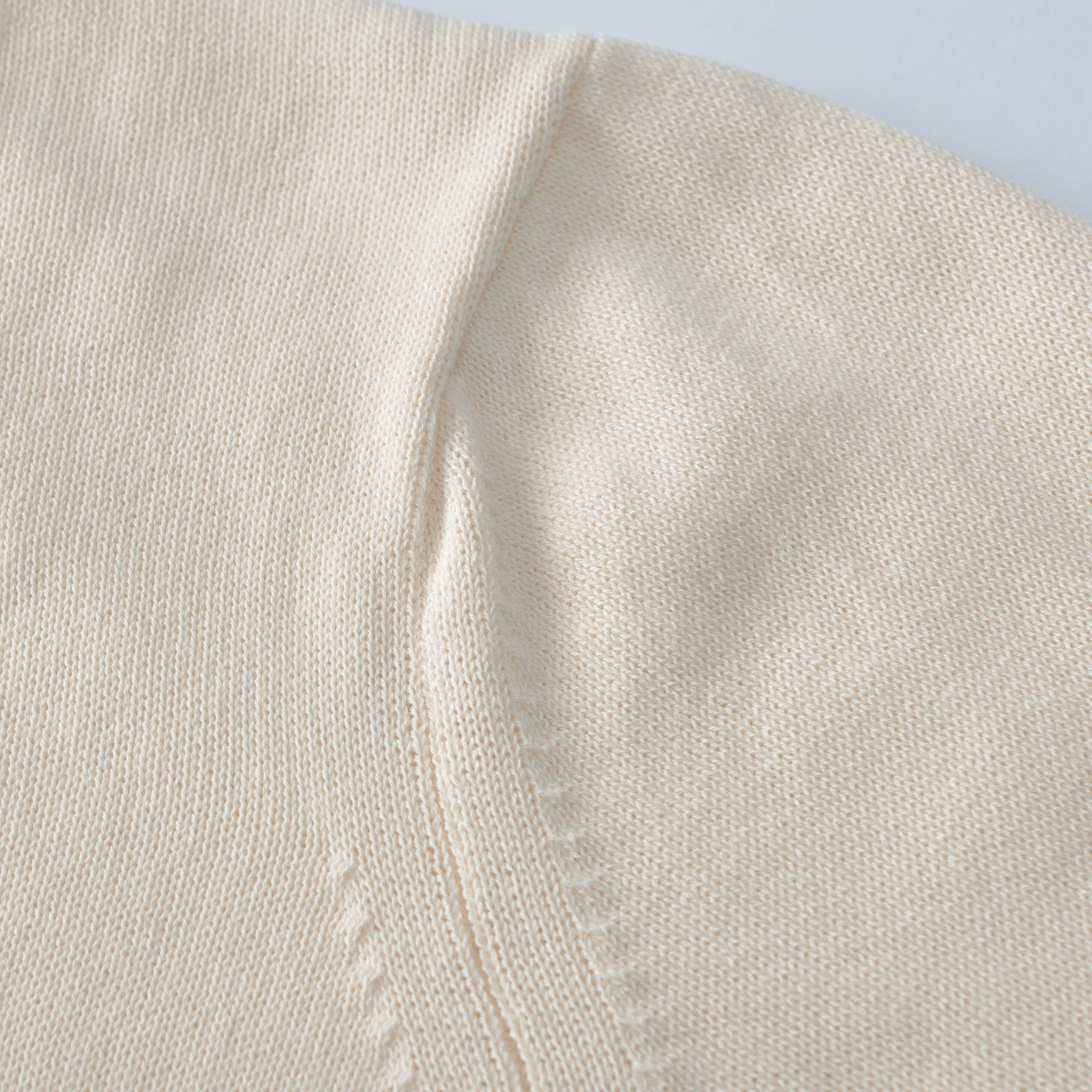 atelier naruse アトリエナルセ コットンニットバイカラースリーブ