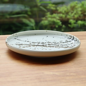 【まるふくオリジナル】有田焼　茶ゴス吹き５寸和皿（１枚） 33-052