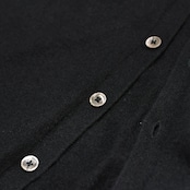 acryl knit vest black