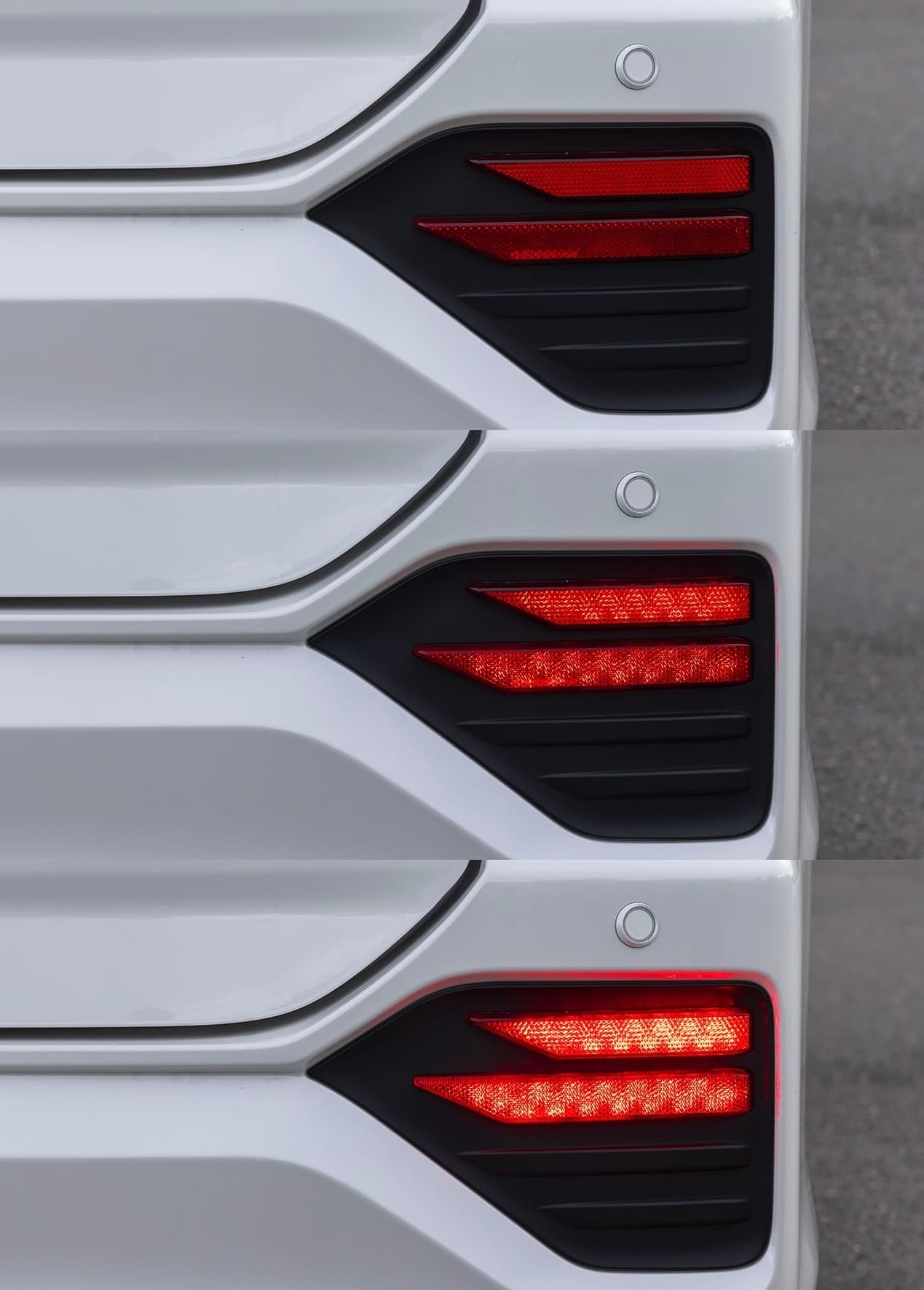 ヴァレンティ LEDリアバンパーリフレクター トヨタ 90型ヴォクシー