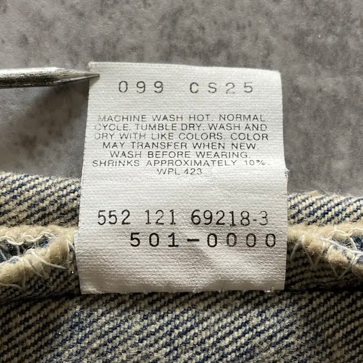 W30 L34】90's US.Levis 501 リーバイス サンアンジェロ工場(552