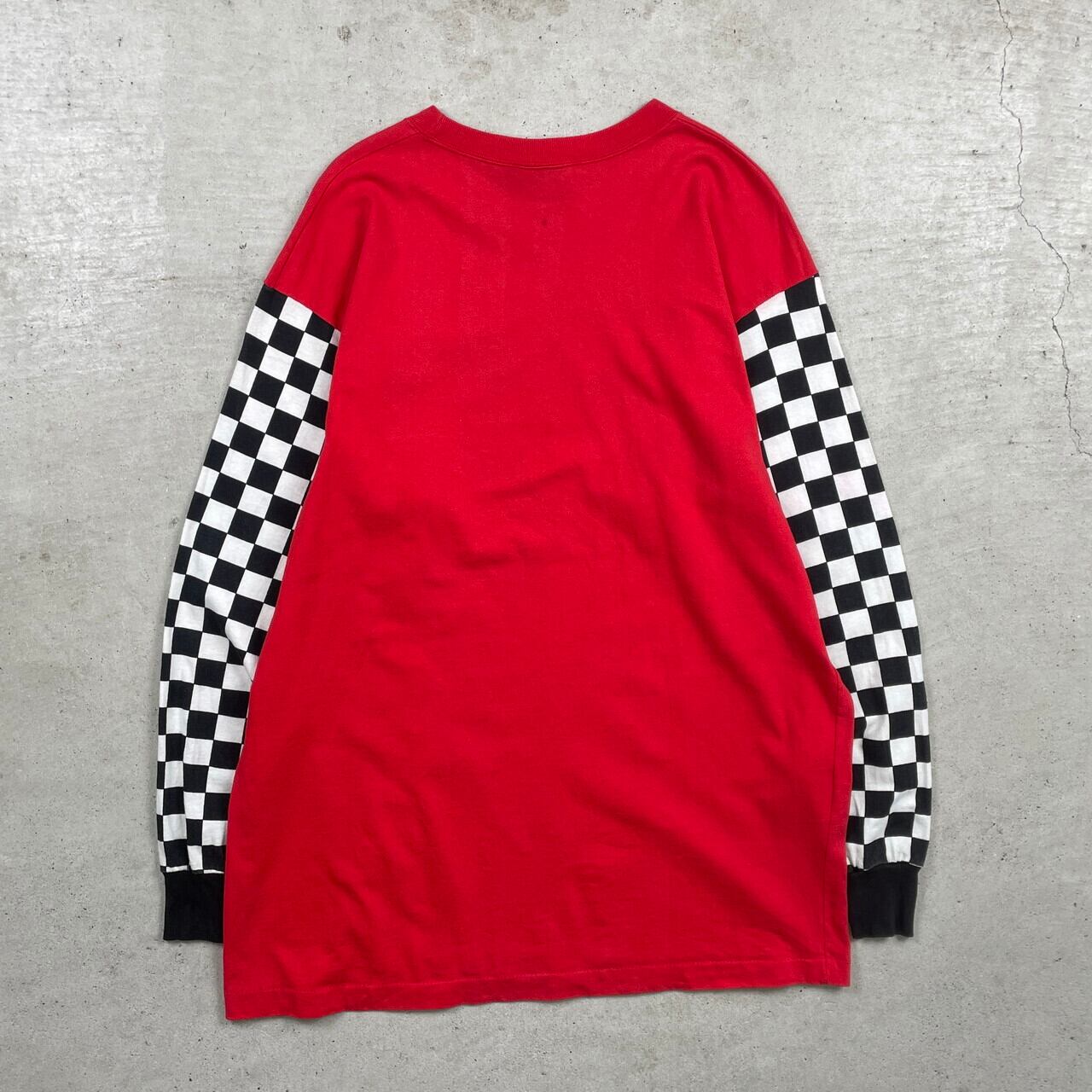 80年代〜 USA製 BRISTOL MOTOR SPEEDWAY 長袖Tシャツ メンズXL 古着 