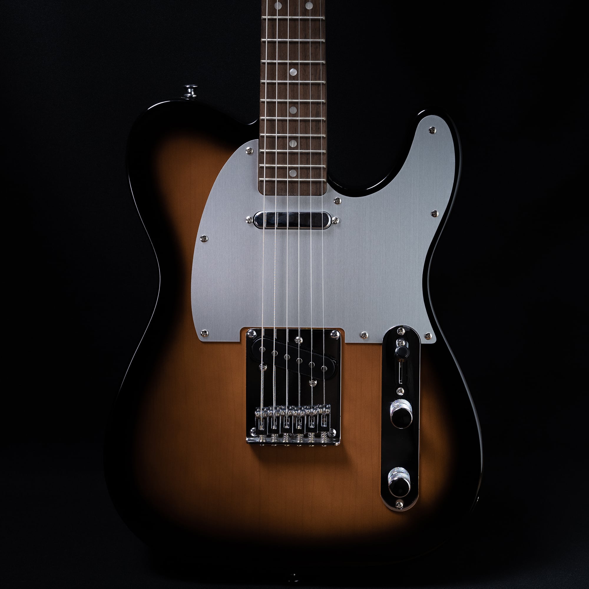 VARIOUS ANODIZED PICK GUARD SERIES - 8 holes TL-type - Silver 