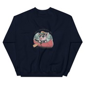 pig canoe プリント　ユニセックス スウェット　A0022