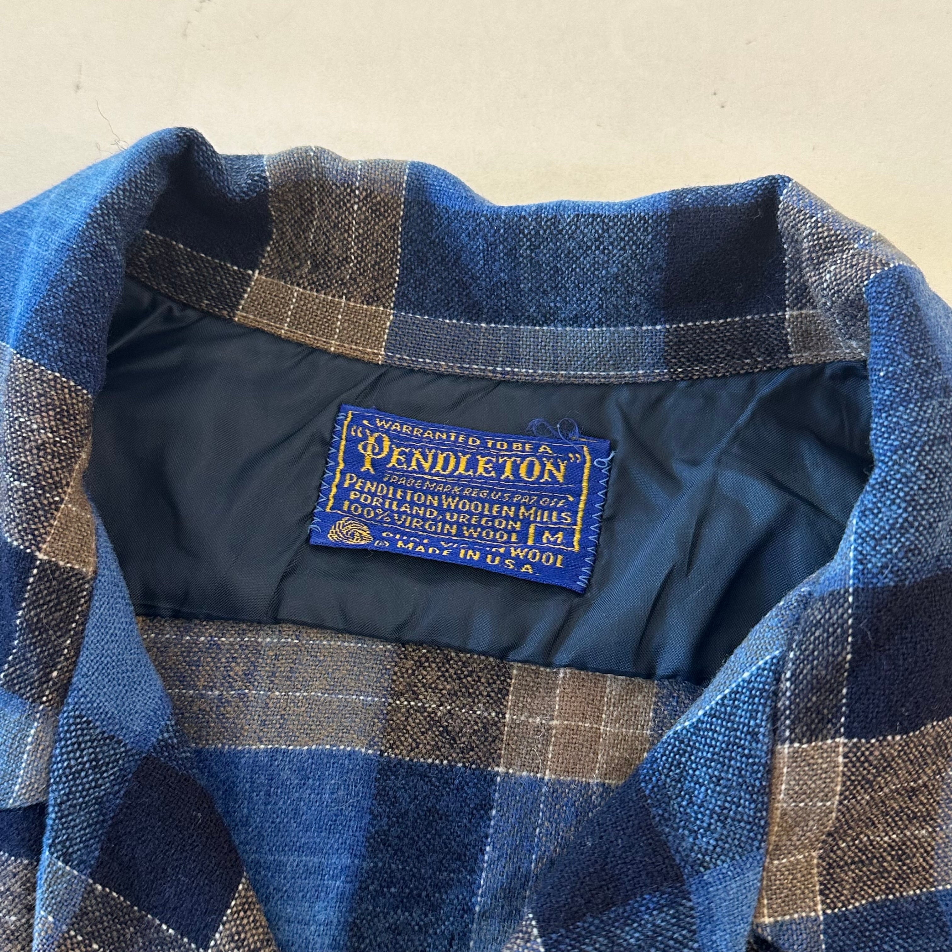 70s PENDLETON BOARD Shirt blue | BerBerJin Yuhodo