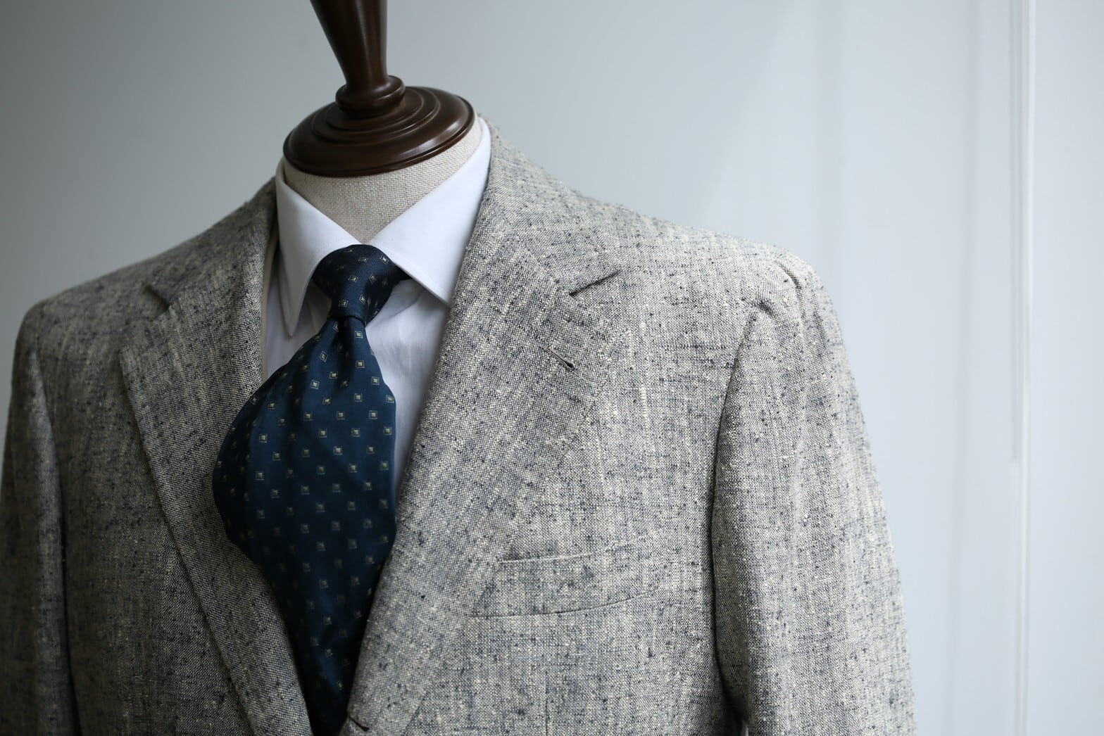 Antonio Panico】 シルク×リネン シングルサマージャケット ミックス