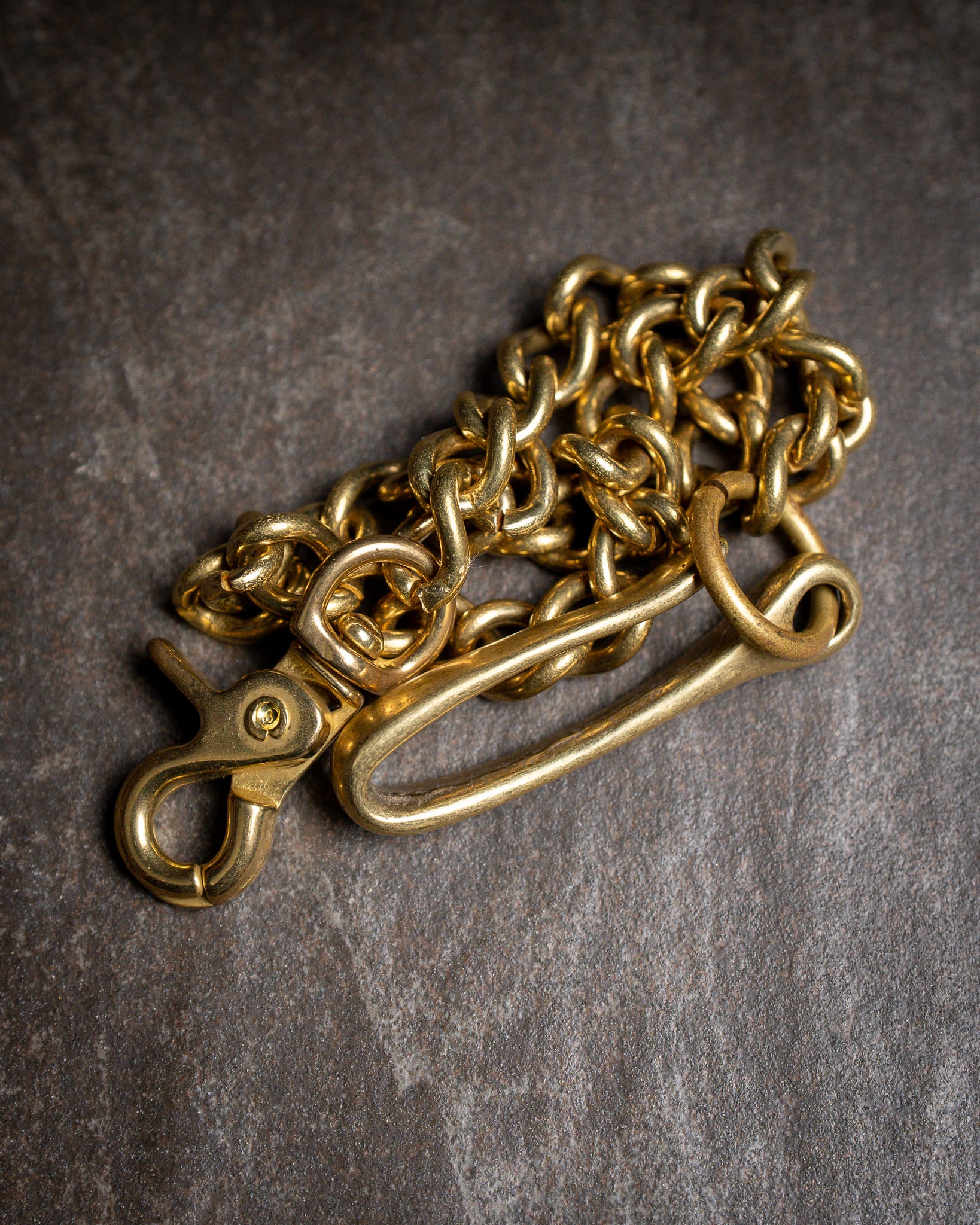 Additive and Line】Wallet Chain Brass Curb Chain WCH-008 新品 Additive and Line】Wallet Chain Brass Curb Chain WCH-008 新品