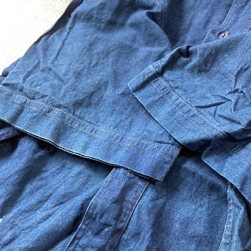 90s ソムブーン モーホーム indigo タイワークシャツ 詳細写真18