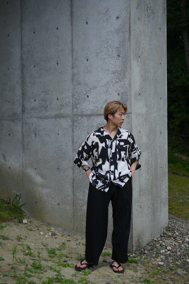 m's braque / RAGLAN-SLEEVE ALOHA SHIRT (Modern art paint)