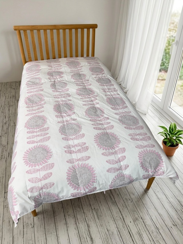 羽毛合掛ふとん　アウリー【シングル】【ピンク】【ブルー】