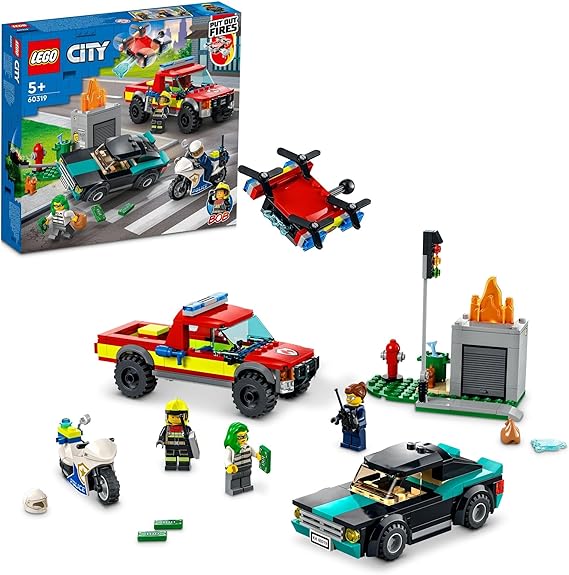レゴ(LEGO) シティ 出動！しょうぼうレスキュー & ポリスチェイス 