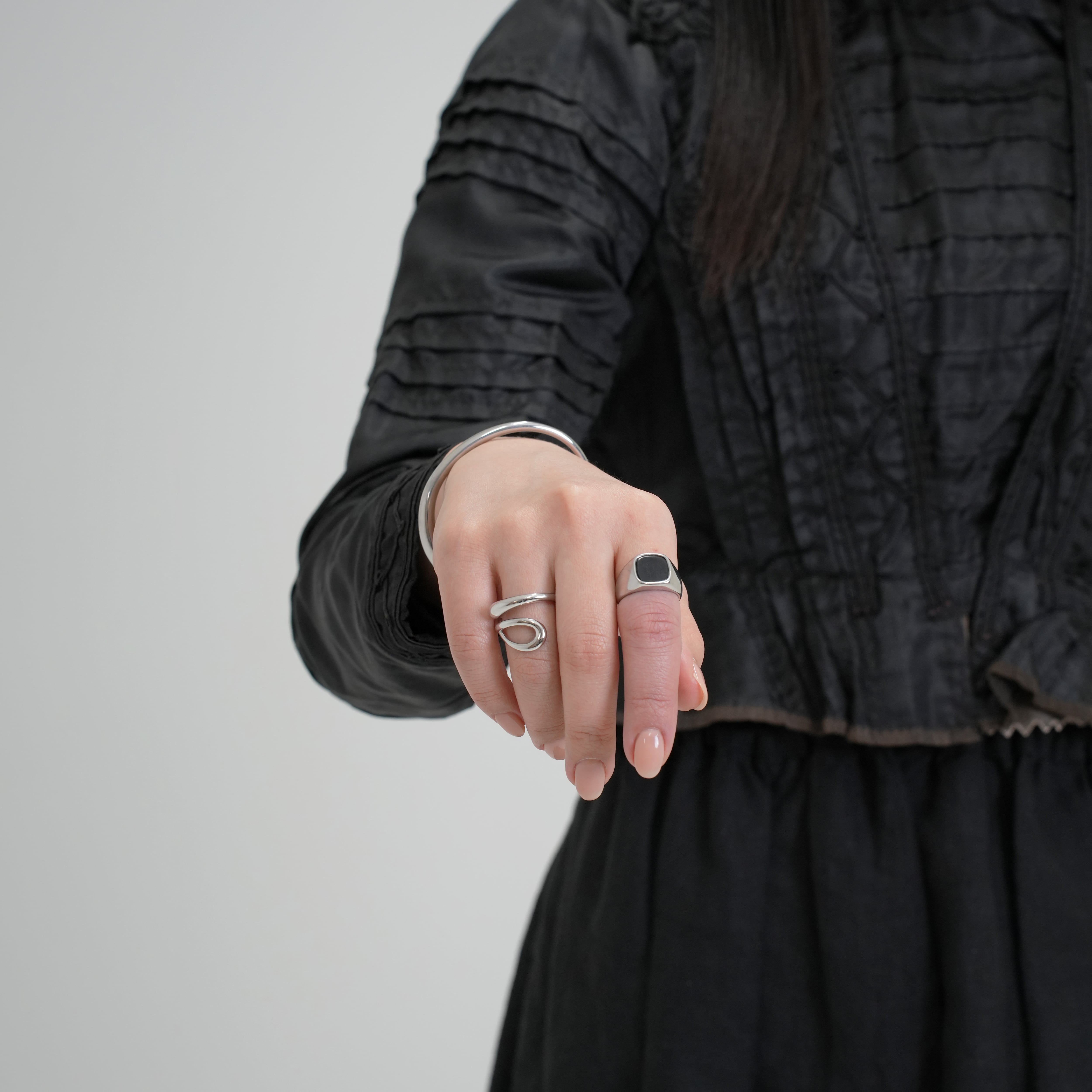 13lue リング doublering、irregular knot ring irregular knot ring | 13lue