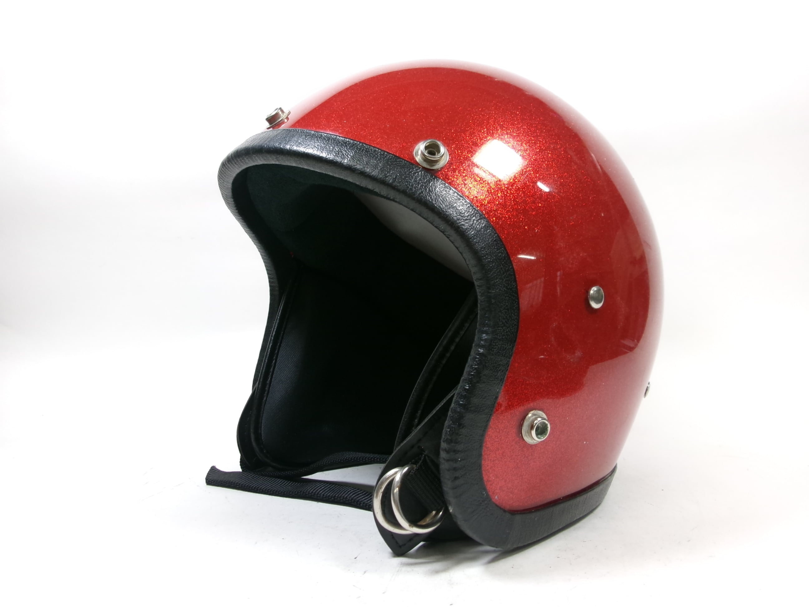 最初期! 70s BELL R-T ジェットヘルメット 赤 7 3/8 目深加工済み M