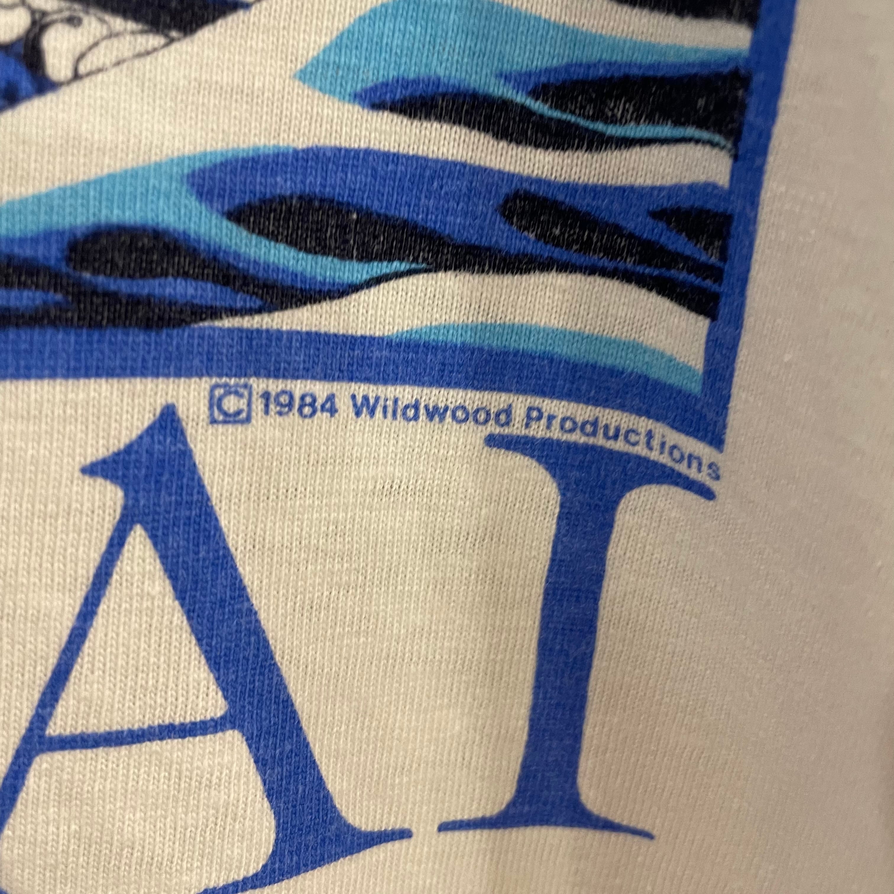 1984 Wildwood productions葛飾北斎 富嶽三十六景Tシャツ