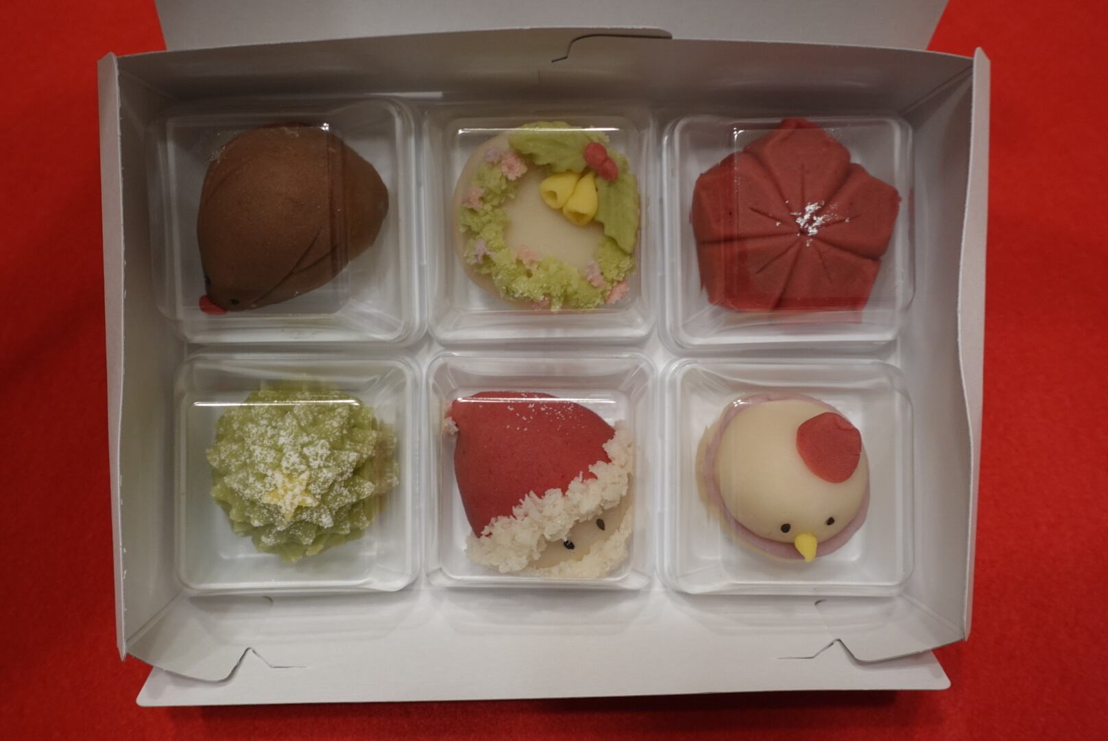 クリスマス和菓子 6個入り【冷凍にてお届け】