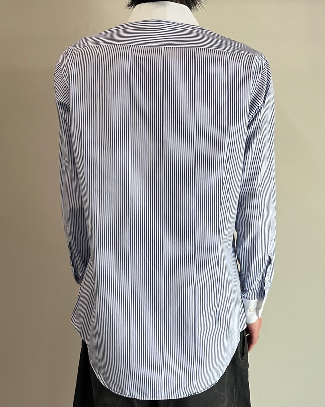 【LANVIN COLLECTION】stripe classic shirts