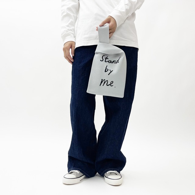 【Junichi Koka】KNIT MINI MARCHE BAG  Stand by me. ニット ミニマルシェバッグ