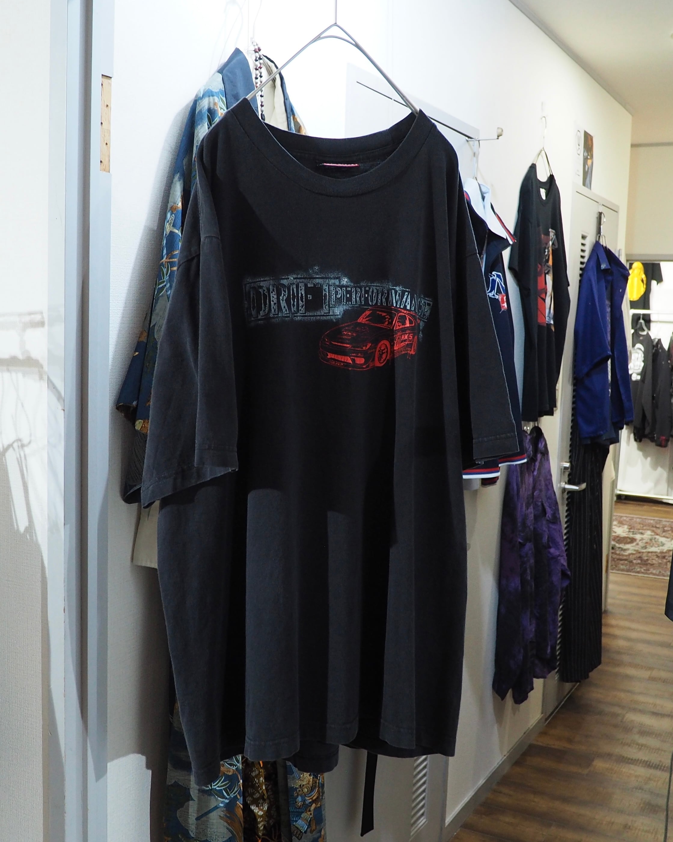 " HKS Hyper Silvla RS-2 " printed Black SS Tee