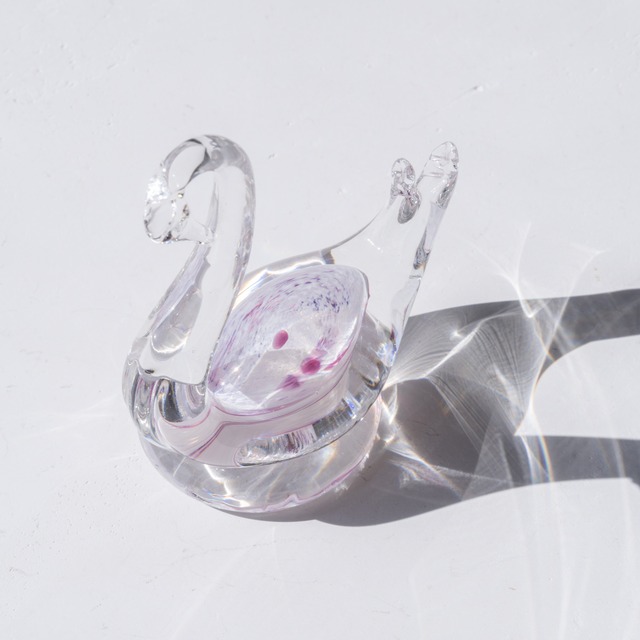 Crystal Swan Ornament