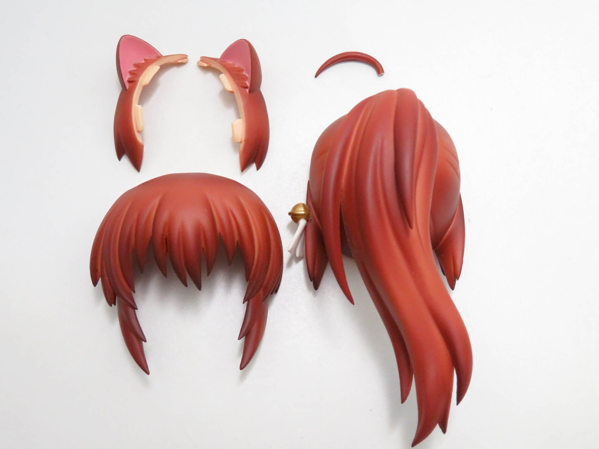 再入荷(Bランク)【318】 棗鈴 髪パーツ ポニーテールとネコミミ ねんどろいど