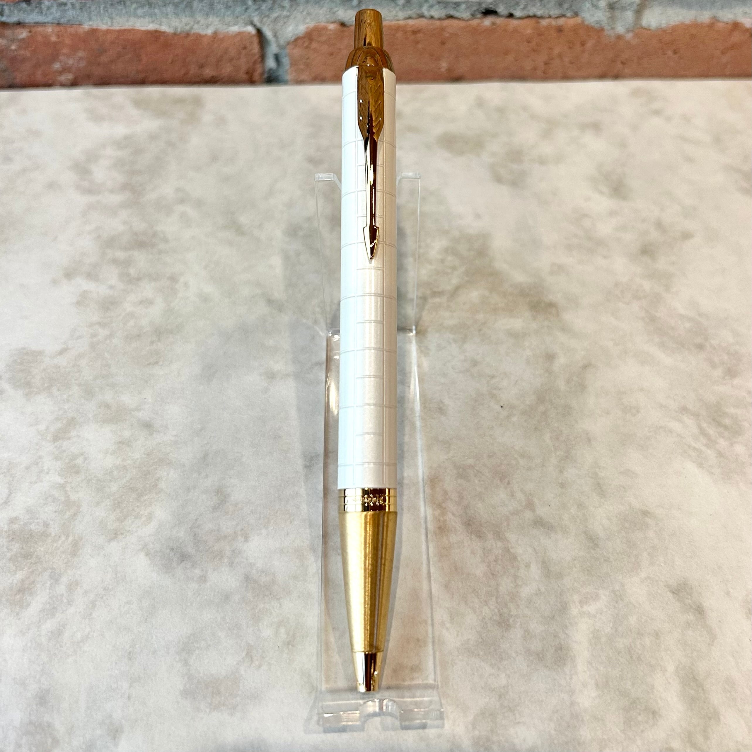 PARKER｜IM プレミアム｜パールホワイトGT｜ボールペン パーカー 「 IM ボールペン プレミアム （パールホワイトGT