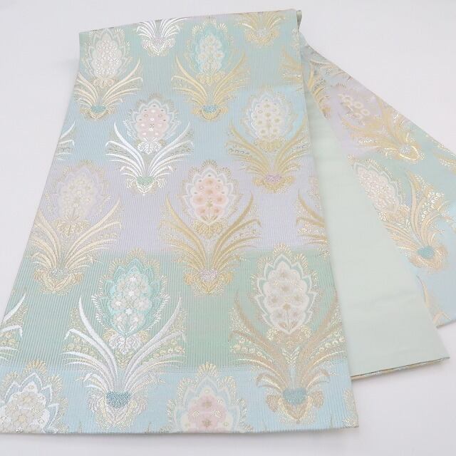 新品 高島織物謹製 西陣織 着物 正絹“まるで蝶と花が一体となった新た
