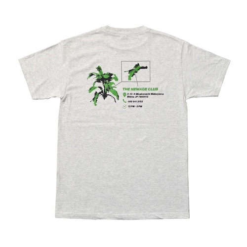 NEWAGE CLUB / DRACAENA TEE -ASH-