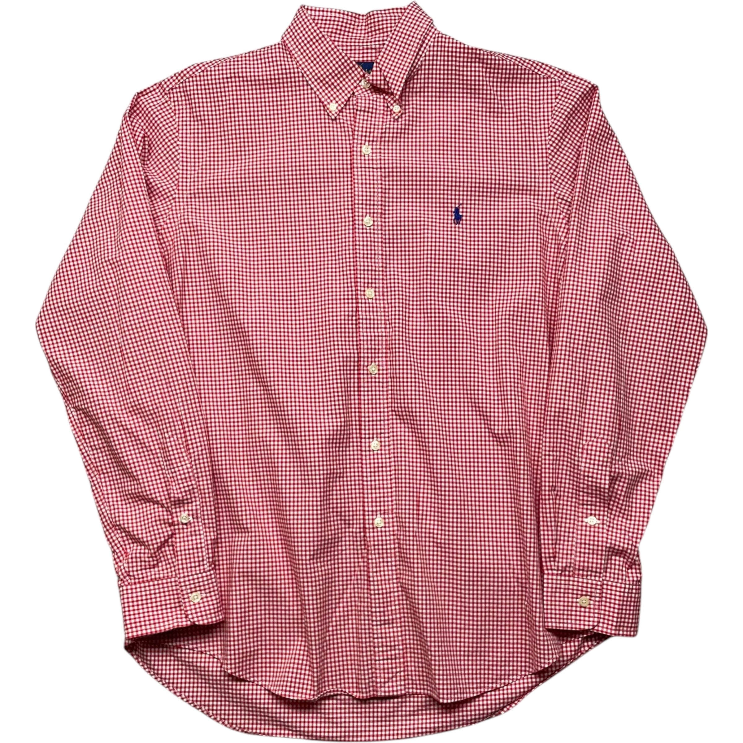 《L》Ralph Lauren ラルフローレン 長袖シャツ チェックシャツ ボタンダウン no.6133