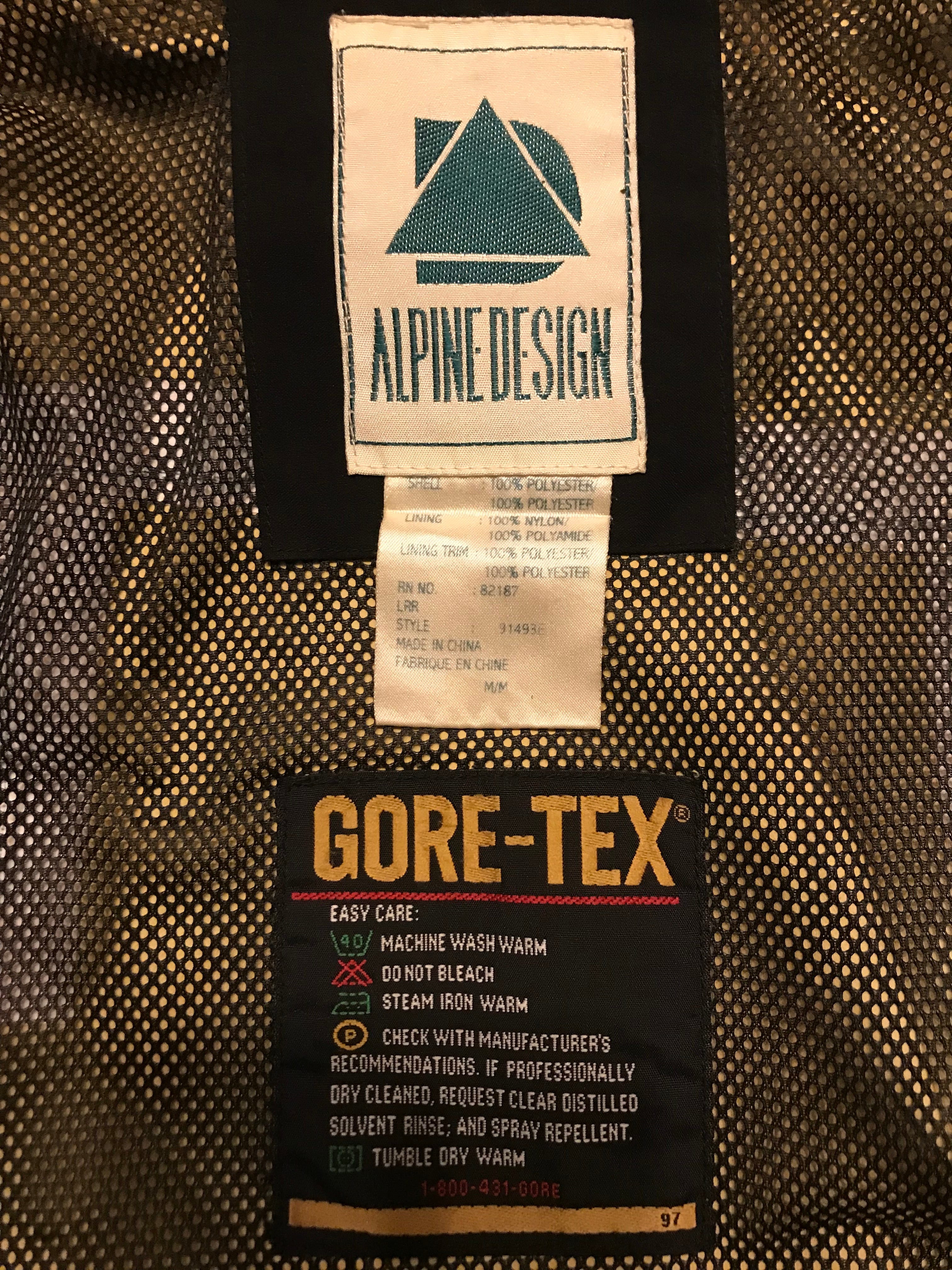 【高機能】US ALPINE DESIGN GORE-TEX パンツ