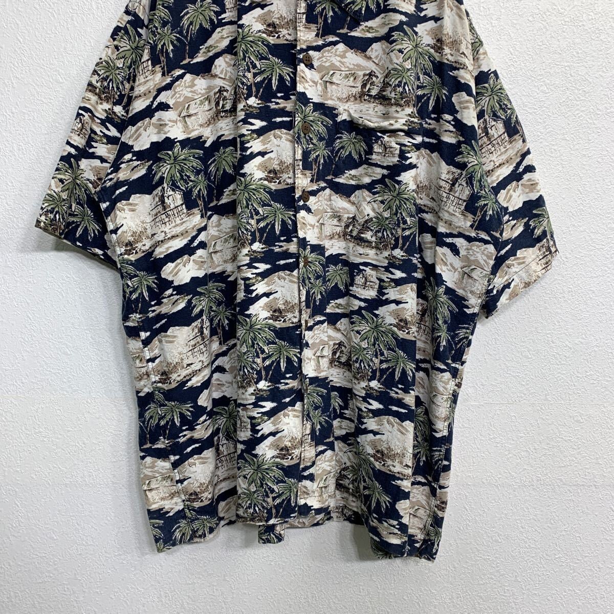 WORLD WIDE SPORTSMAN 半袖 総柄 シャツ XXLサイズ ワールドワイド 