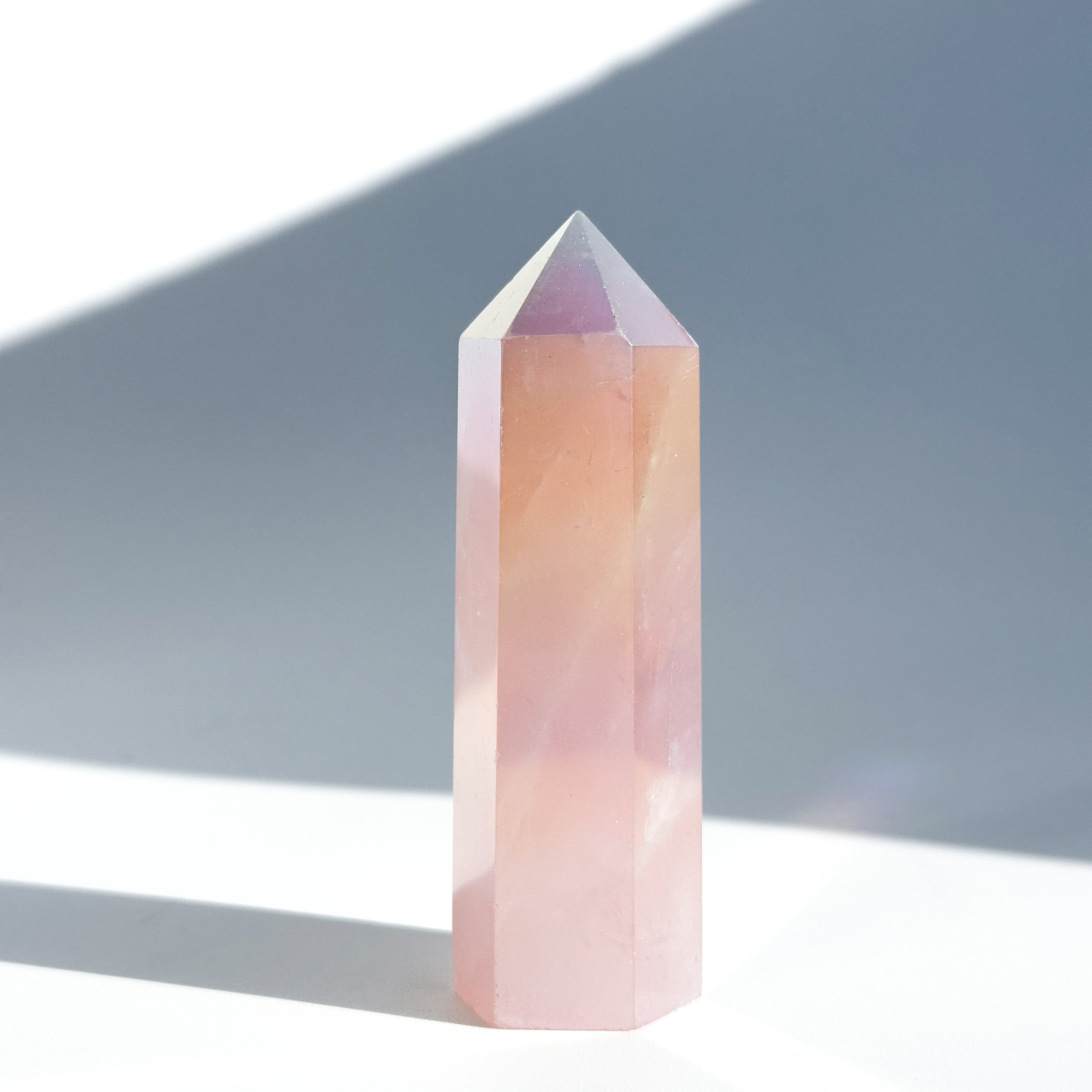 エンジェルオーラローズクォーツ タワー22✧ Angel Aura Rose Quartz