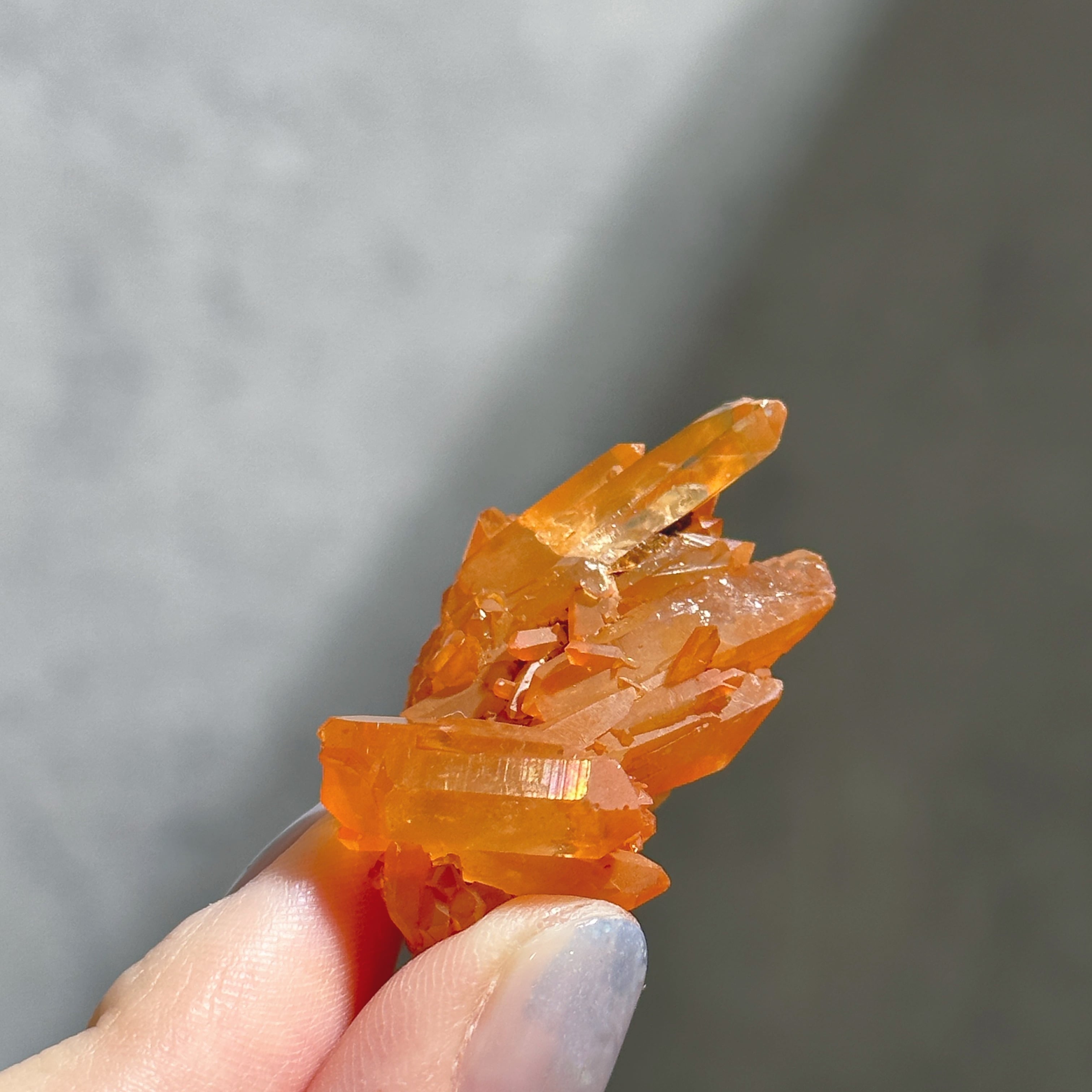 タンジェリンクォーツ クラスター42◇ Tangerine Quartz ◇ 天然石