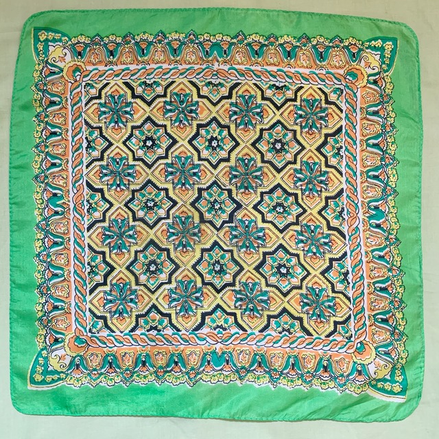 VINTAGE kaleidoscope scarf