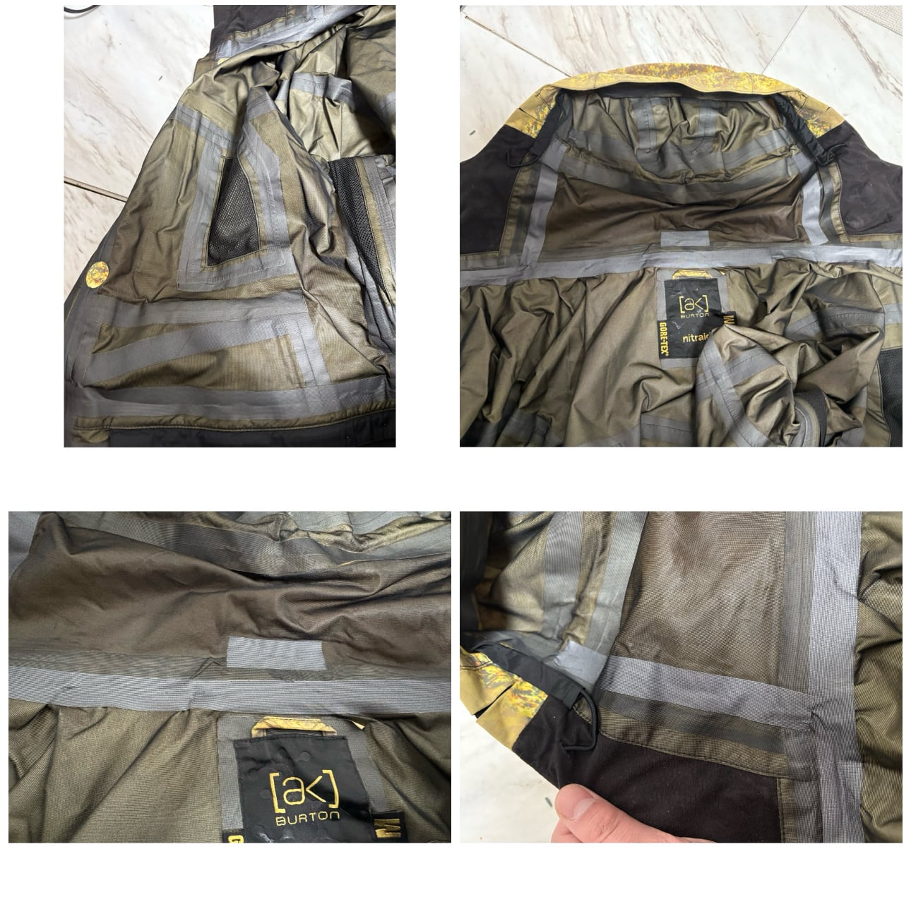 00s 〜 nitraid × burton ak real weed camouflage nylon mountain