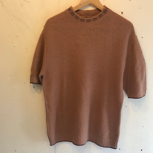 Vintage 60's camel knit tops