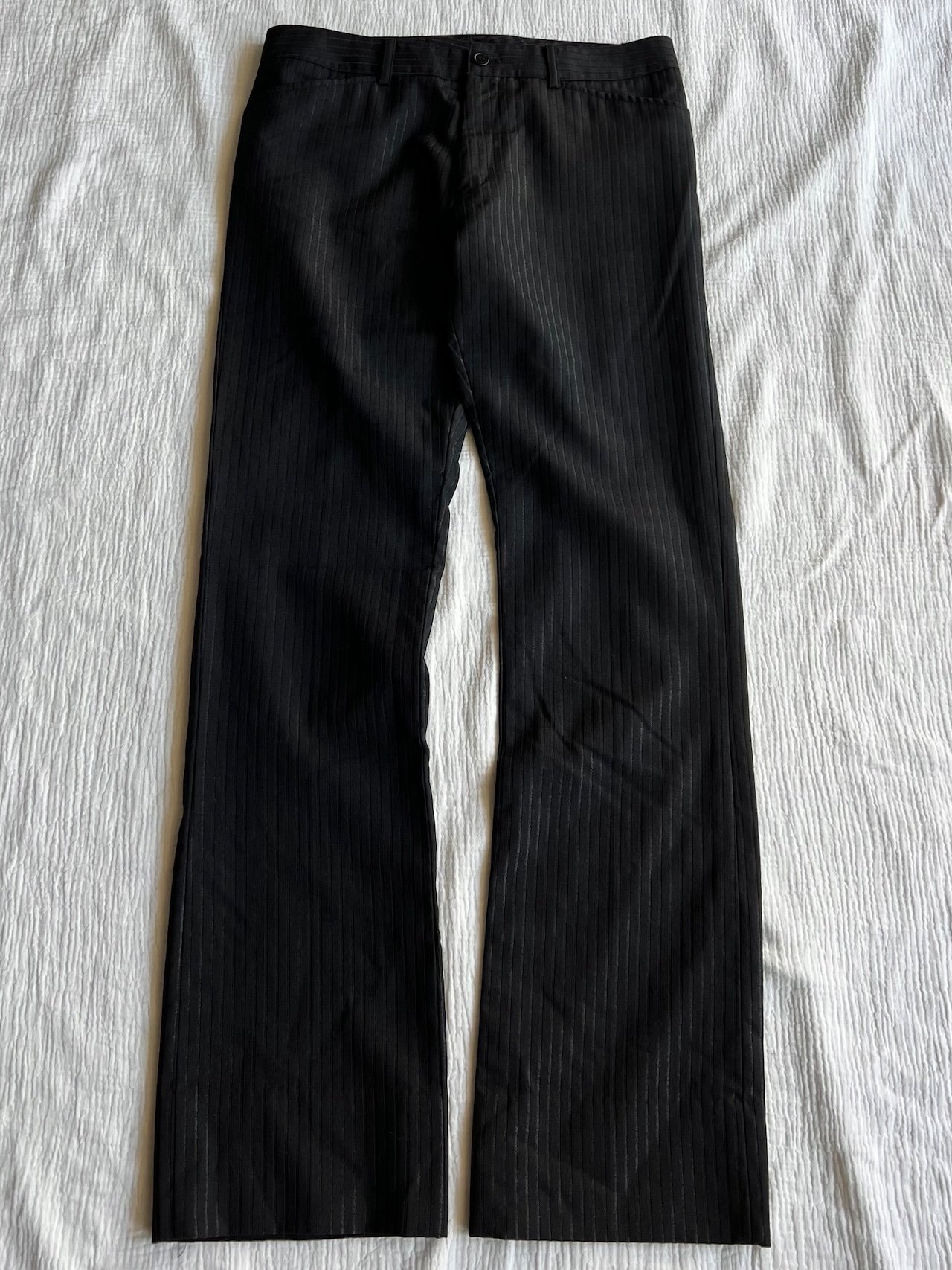 "KATHARINE HAMNETT LONDON" Strip Straight Slacks