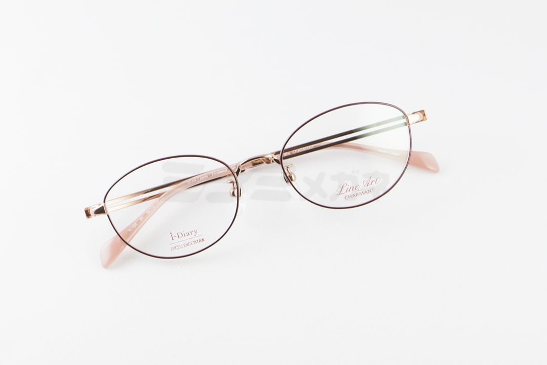 Line Art メガネ Brio XL1656 BP オーバル メタル チタン ブリオ