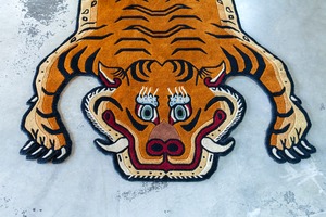 Tibetan Tiger Rug 《Lサイズ•プレミアムウール037》チベタンタイガーラグ