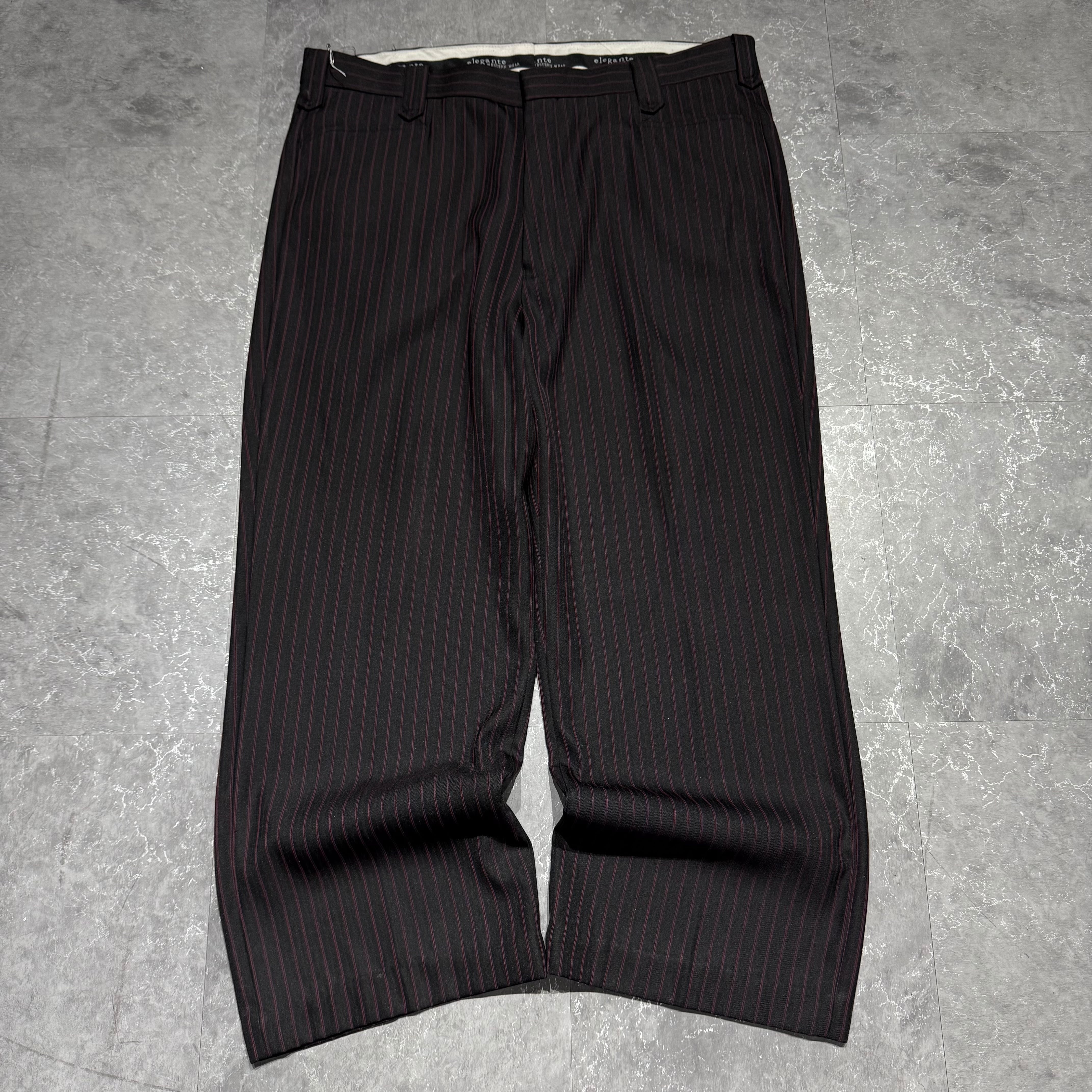 90s~ Polo by Ralph Lauren wool wide slacks | RIYAN