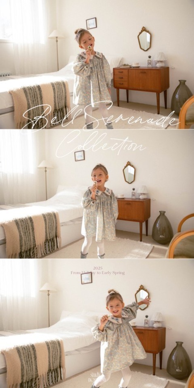 【予約商品】2025 冬 新作 STUDIO NOUNOU スタジオヌヌ 2色展開チャチャワンピース