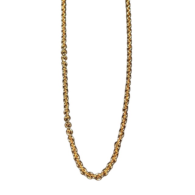 vintage GIVENCHY circle link chain metal necklace
