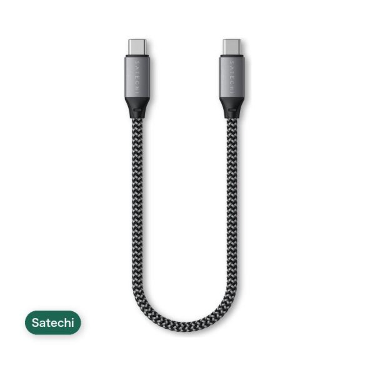 【2セット】Satechi USB-C to USB-Cケーブル - 25cm(10インチ)