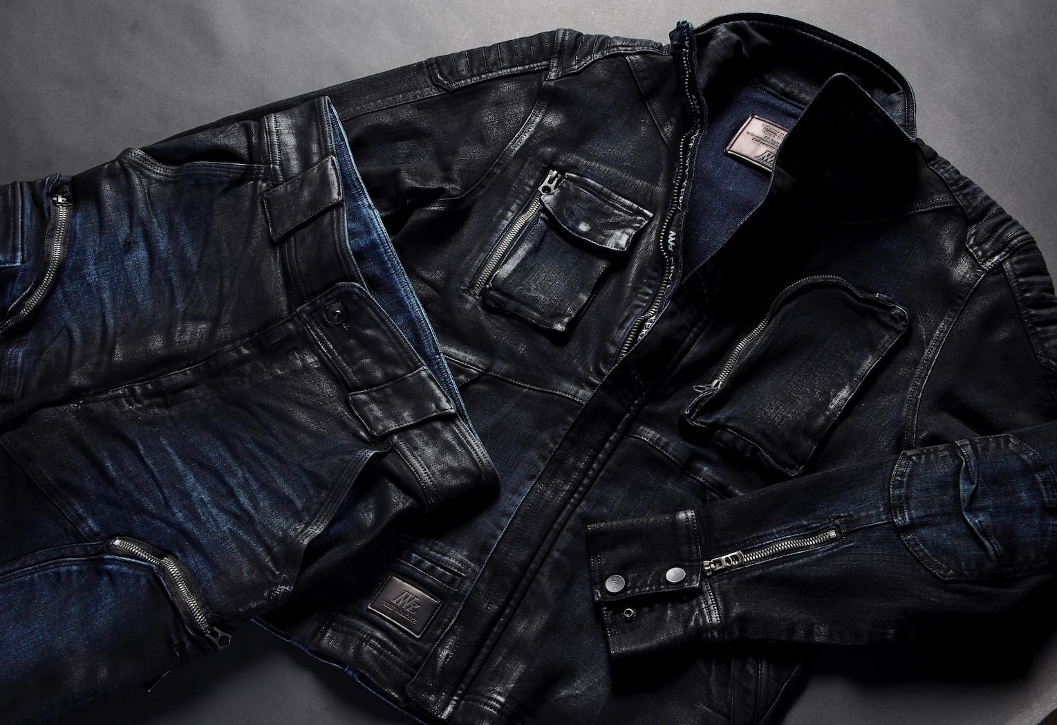 NWZ DENIM PANTS【COATED NAVY】 | NEXTWORKERZ STORE