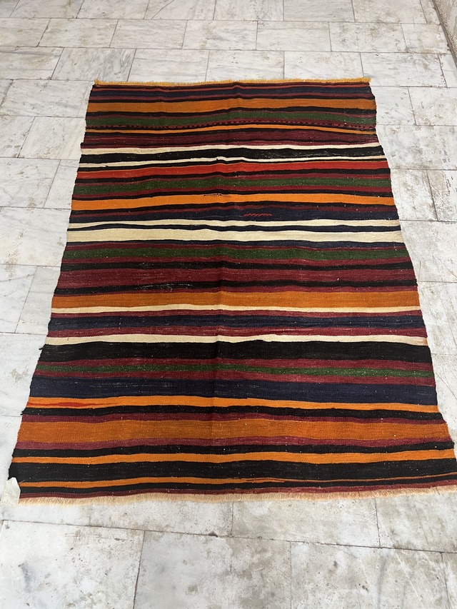 絨毯クエスト65 後編【No.694】Kilim　キリム  ※現在、こちらの商品はトルコに置いてあります。ご希望の方は先ずは在庫のご確認をお願いします。