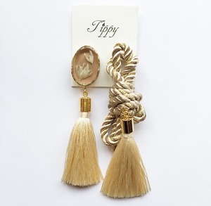 rope tassel pierce / earring