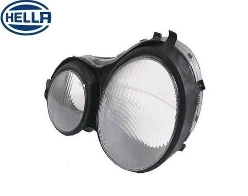 ◇ メルセデス・ベンツ Eクラス W210 E300 E320 E420 E430ヘッドライトレンズ 左側 Hella 送料無料!! -RE-1053