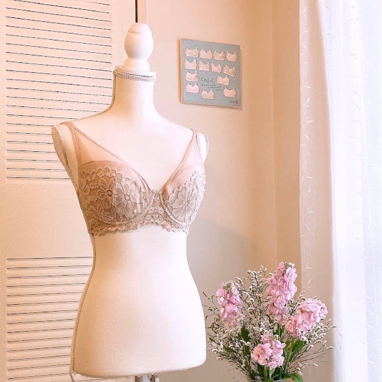 グラマーさん（大きなサイズ）PROMISEパテッドブラ85F.90F（日本サイズG70.G75）PM-L6401