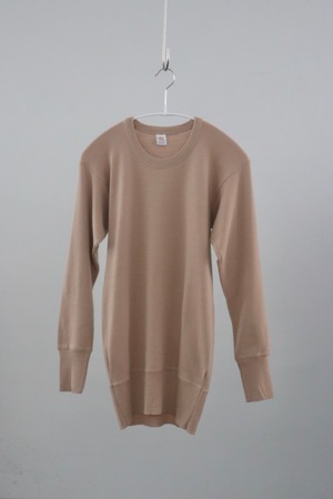 70s-80s Euro pink-beige wool knit tops